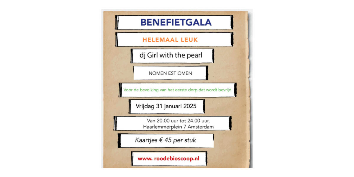 AFGELAST | Charityfeest voor de bevolking van het eerste dorp dat wordt bevrijd